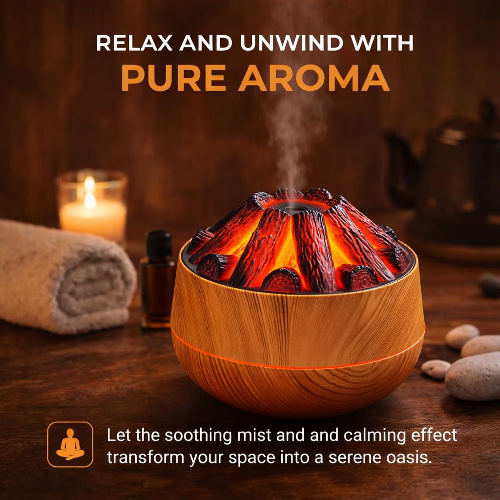 Volcano Flame Aroma Diffuser