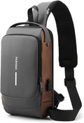 Anti-Theft USB Charging Crossbody Sling Bag