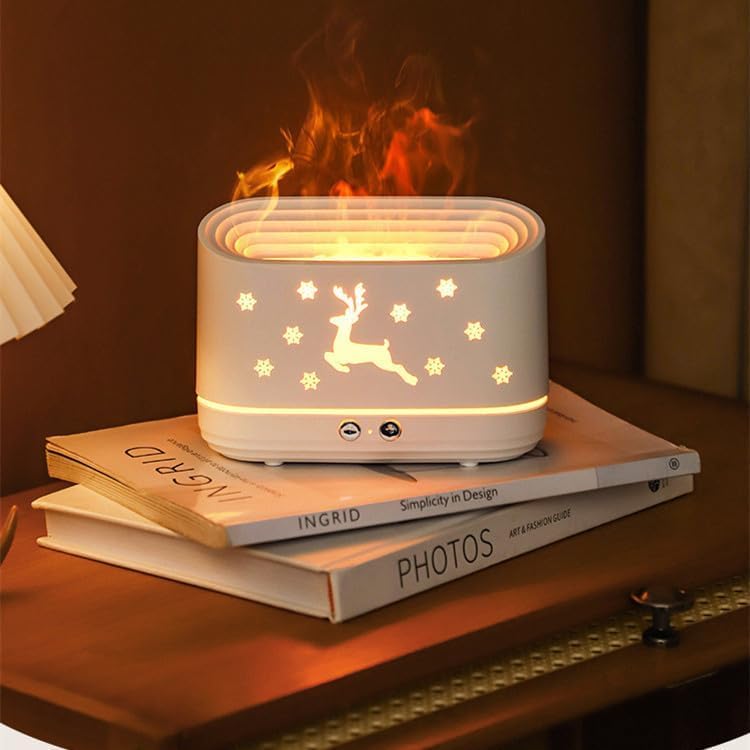 Flame Aroma Diffuser & Cool Mist Humidifier