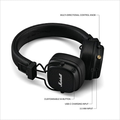 Marshall Major Wireless Bluetooth Headphones