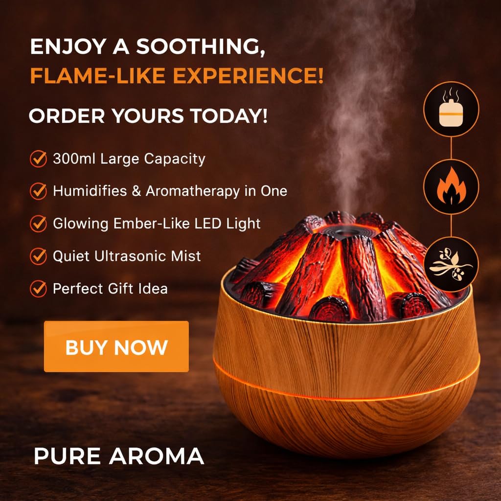 Volcano Flame Aroma Diffuser