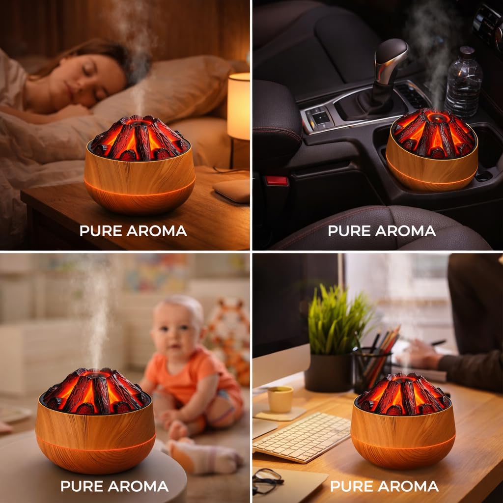 Volcano Flame Aroma Diffuser