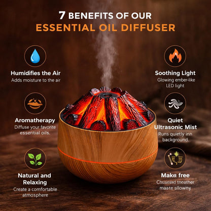 Volcano Flame Aroma Diffuser