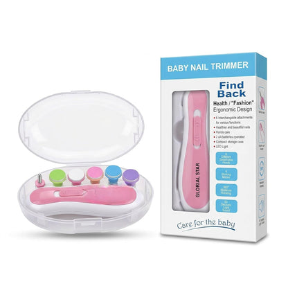 Electric Baby Nail Trimmer Kit | Safe Infant Nail Care Set