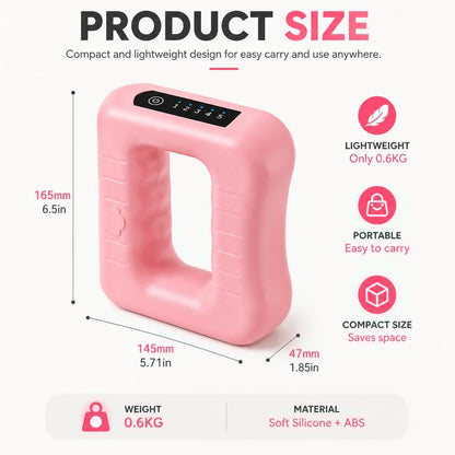 Heated Waist Massager with Compression Belt