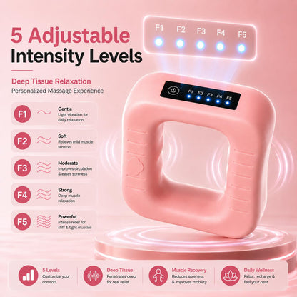 Heated Waist Massager with Compression Belt