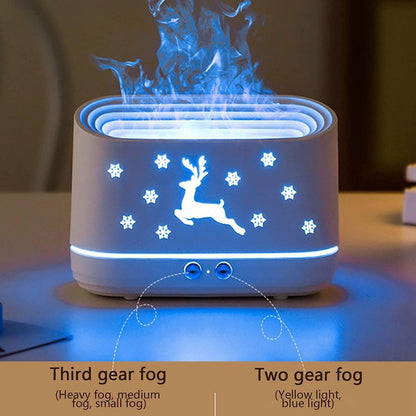 Flame Aroma Diffuser & Cool Mist Humidifier