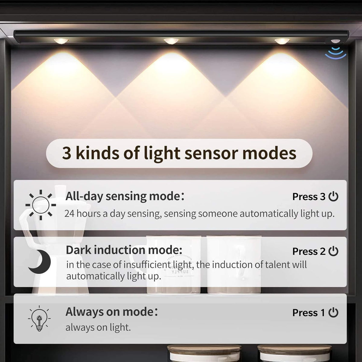 Motion Sensor LED Wardrobe Light