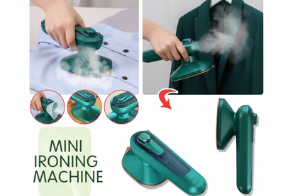 Portable Mini Steam Iron – USB Rechargeable Travel Iron for Clothes