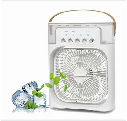 Portable Rechargeable Air Cooler Fan LED Night Light