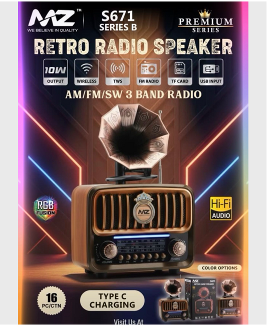 Retro Radio Speaker