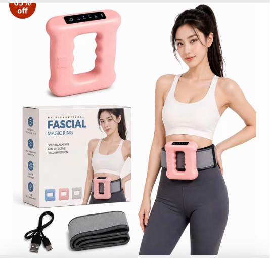 Heated Waist Massager with Compression Belt