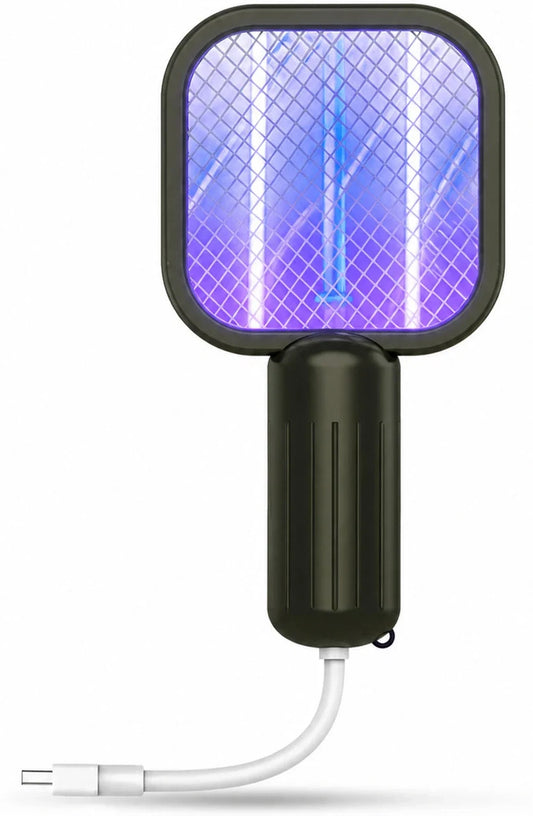 USB Rechargeable Electric Mosquito Swatter Racket